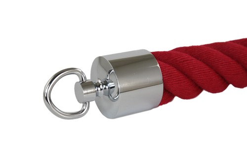 Capocorda cromato con anello - capocorda,