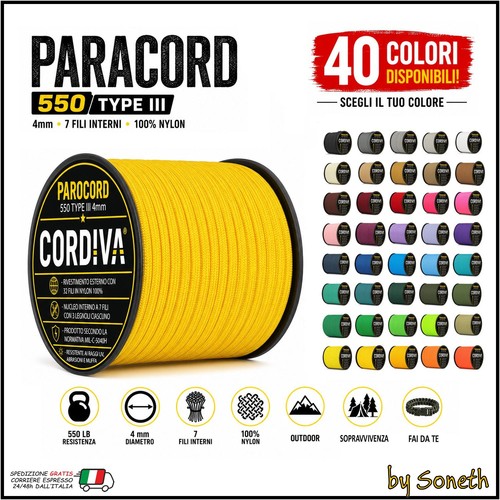 Paracord 550 type iii - type,
