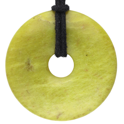 Donut lizardite pendente - donut, di