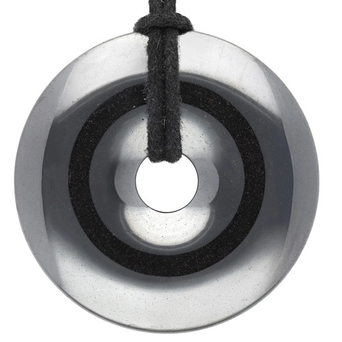 Donut ematite pendente 40 - in,