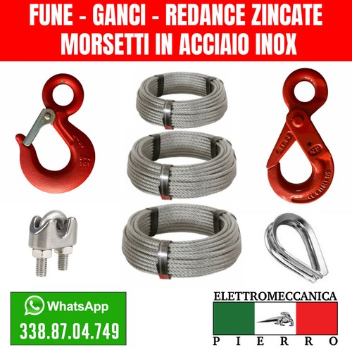 Fune acciaio paranco - fune,